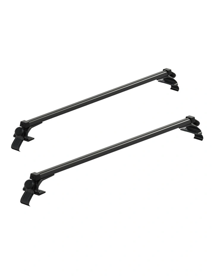Universal Car Roof Racks Pod Aluminium Cross Bars Brackets 145cm Black image 1