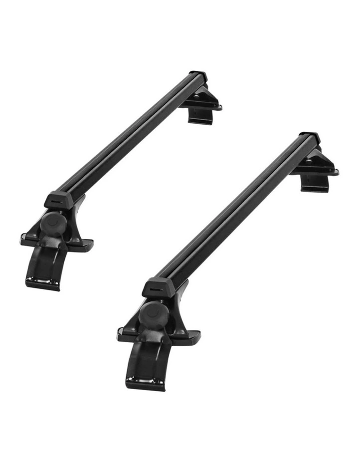 Universal Car Roof Racks Pod Aluminium Cross Bars Brackets 145cm Black image 4