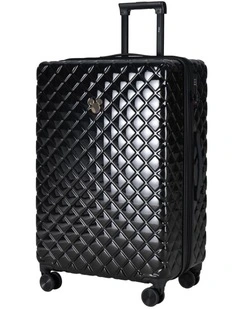 Disney Mickey Mouse 76cm Large Hard Suitcase - Black