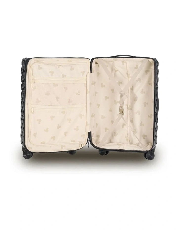 Disney Mickey Mouse 66cm Medium Hard Suitcase - Black image 2