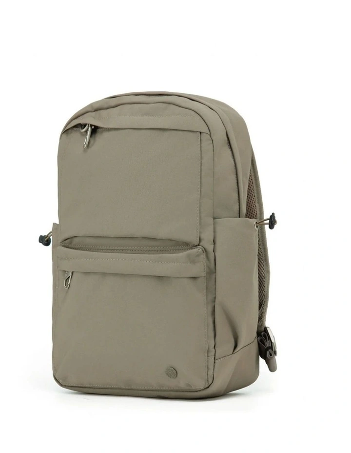Anti-Theft Large Backpack - Taupe image 1