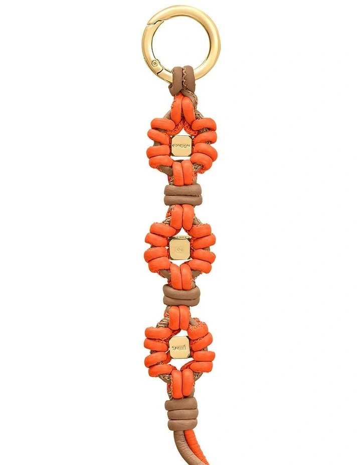 Bloom Edition Leather Wristlet Charm in Manhattan Sandstone image 5