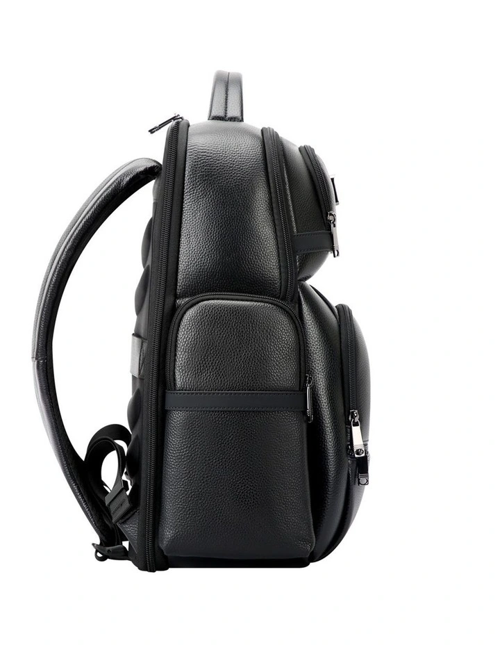 BOPAI 15.6 High-End Cowhide Leather Laptop Backpack 33L B9171 image 4