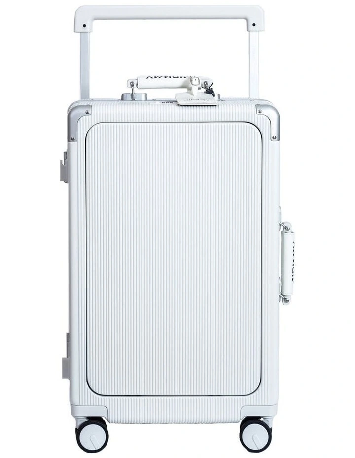 AIRWAY Voyager Plus - 24 Inch Aluminium Check-In Luggage 65L - White image 2