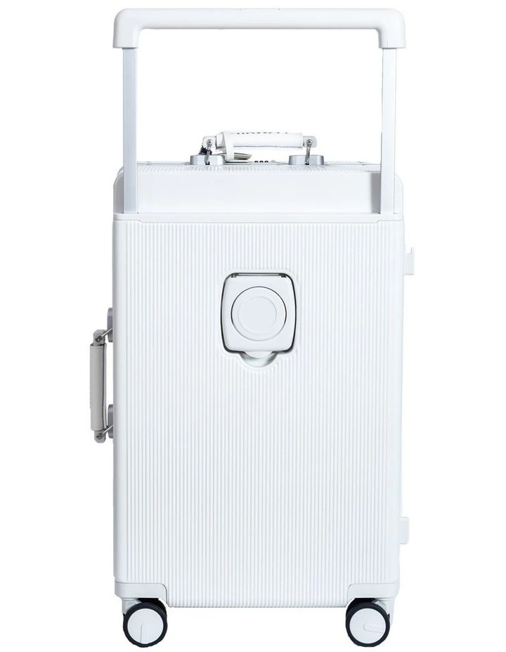 AIRWAY Voyager Plus - 24 Inch Aluminium Check-In Luggage 65L - White image 3