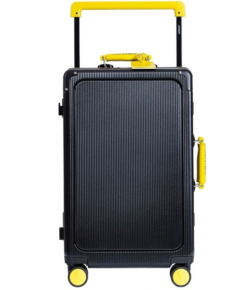 AIRWAY Voyager Plus - 24 Inch Aluminium Check-In Luggage 65L - Black image 2