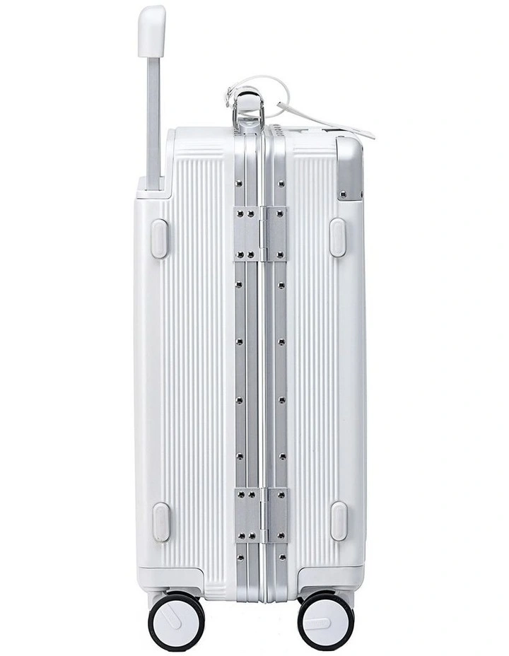 AIRWAY Voyager Carry - 20 Inch Aluminium Carry-On Luggage 40L - White image 5