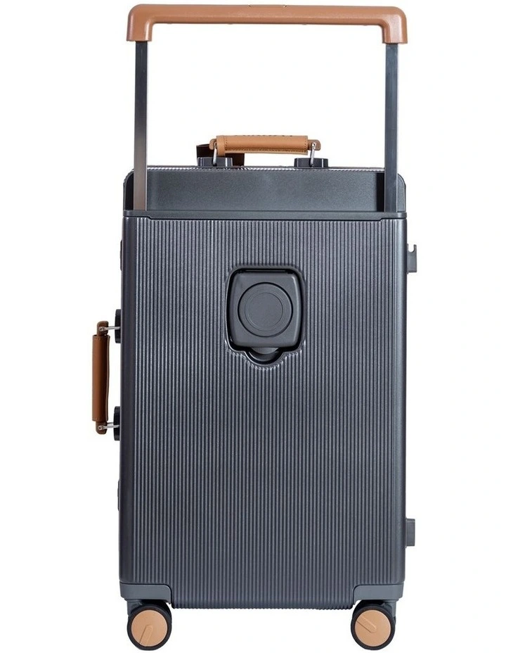 AIRWAY Voyager Plus - 24 Inch Aluminium Check-In Luggage 65L - Gun Black image 3