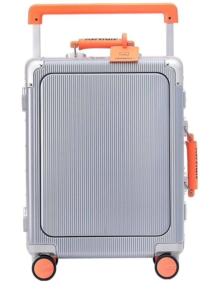 AIRWAY Voyager Carry - 20 Inch Aluminium Carry-On Luggage 40L - Silver image 2