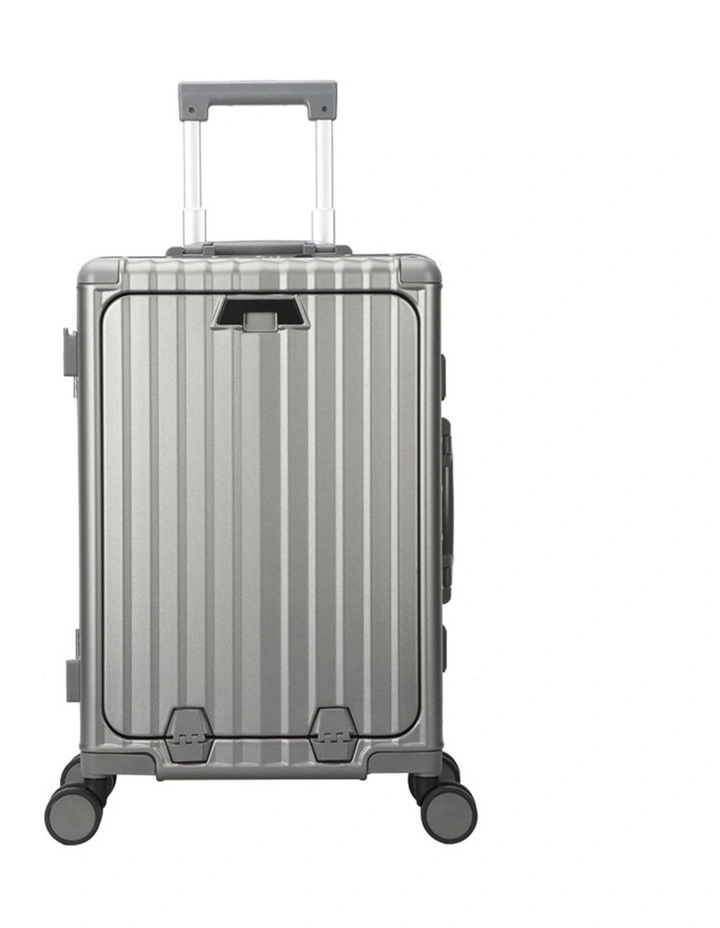 BOPAI 24 Aluminium Checked Suitcase 75L B0248 image 2