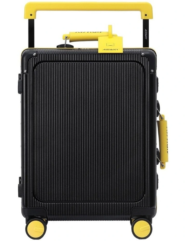 AIRWAY Voyager Carry - 20 Inch Aluminium Carry-On Luggage 40L - Black image 2