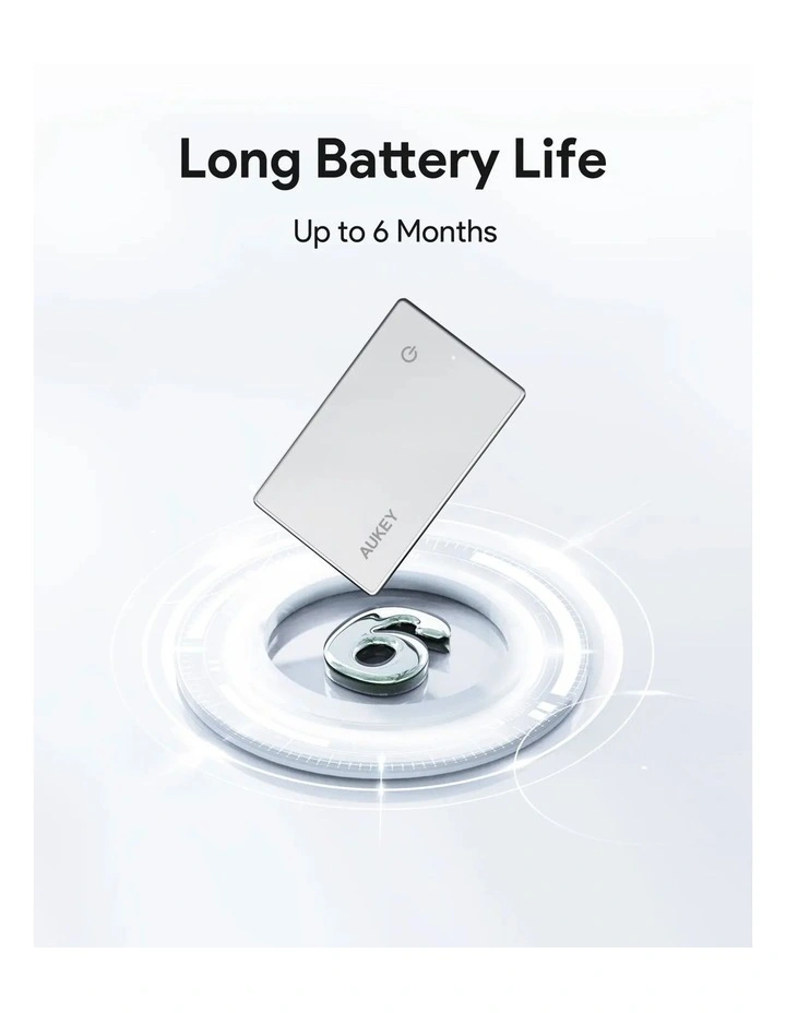 AUKEY TM-21 Track Mate 3 Smart Bluetooth Tracker - Thin Qi Wireless, Find My Compatible image 7