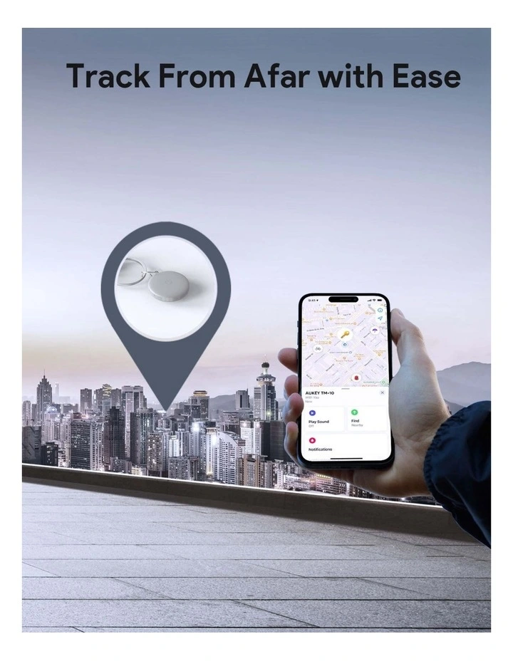 AUKEY TM-10 Track Mate 1 Smart Bluetooth Tracker for Apple Find My image 5