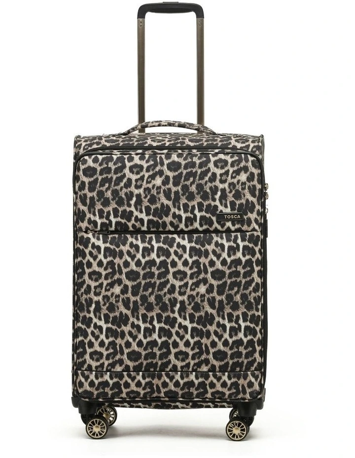 So Lite 67cm Medium Soft Suitcase - Leopard image 1