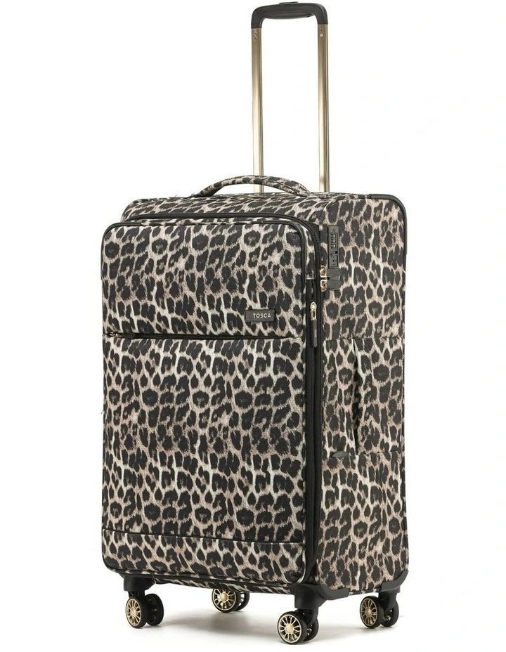 So Lite 67cm Medium Soft Suitcase - Leopard image 3