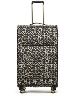 So Lite 79cm Large Soft Suitcase - Leopard