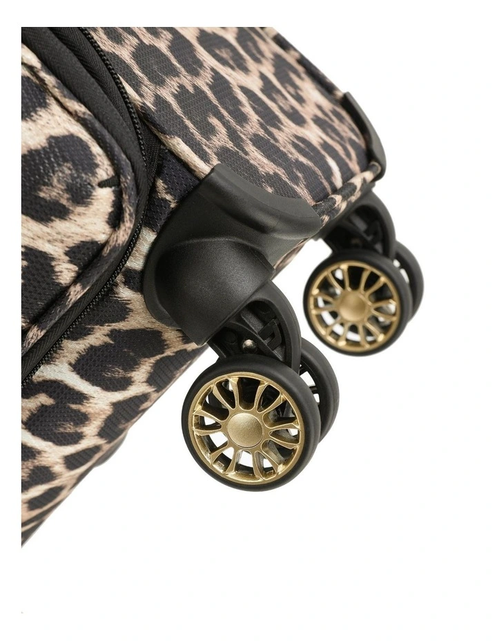 So Lite 79cm Large Soft Suitcase - Leopard image 4