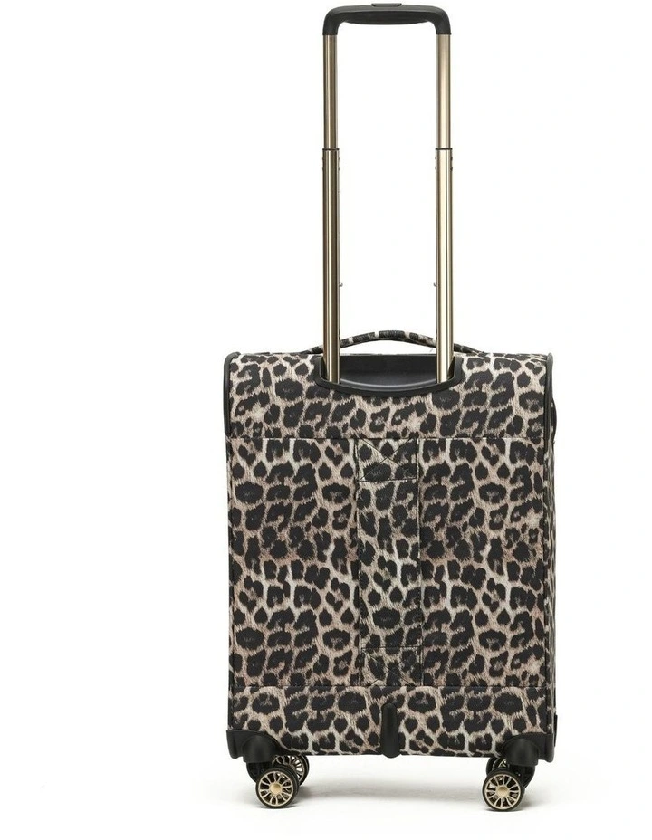 So Lite 54cm Small Soft Carry On - Leopard image 4