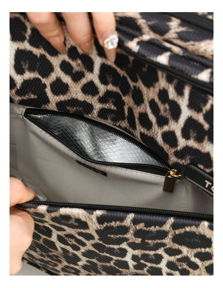 So Lite 54cm Small Soft Carry On - Leopard image 5