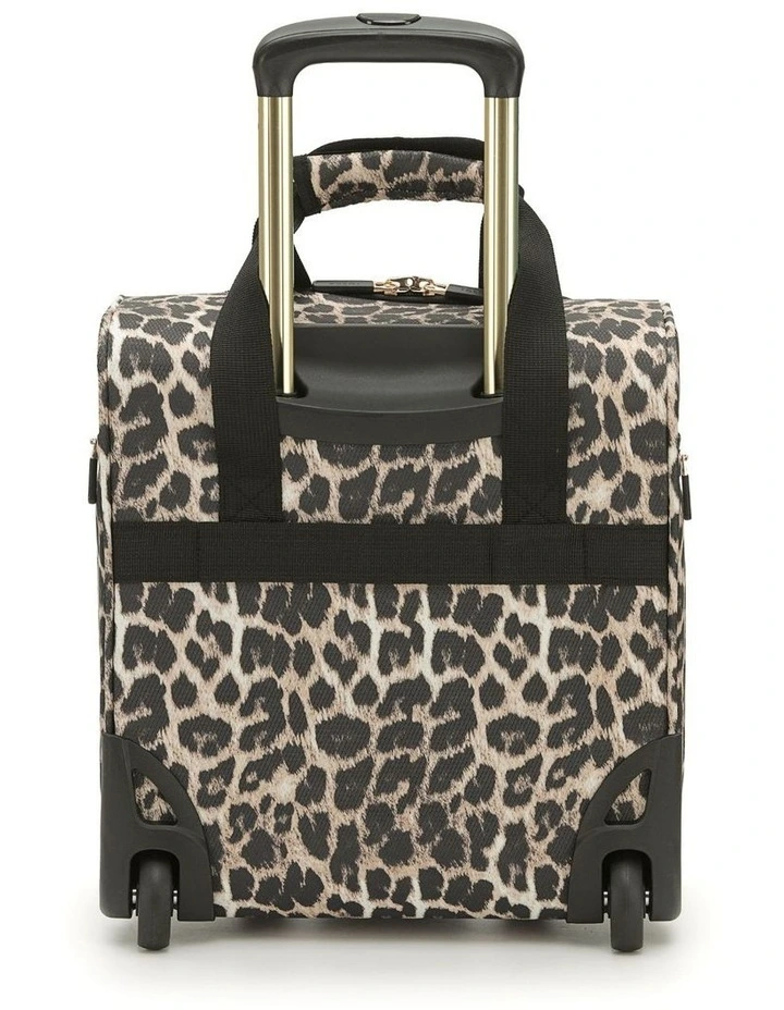 So Lite 38cm Small Under Seat Soft Carry On - Leopard image 3