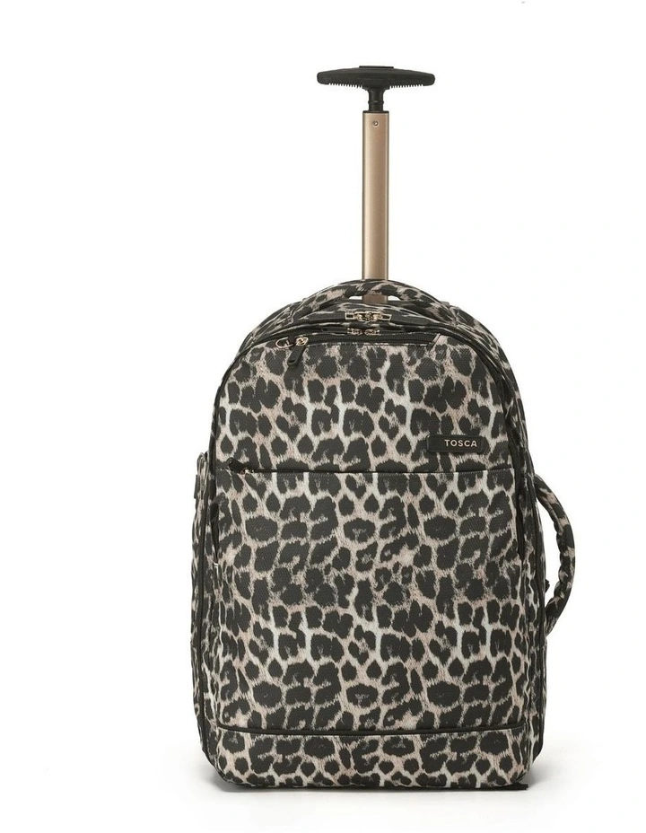 So Lite Trolley Backpack - Leopard image 1