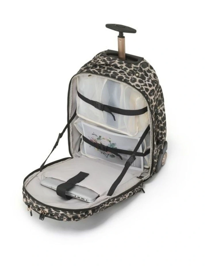 So Lite Trolley Backpack - Leopard image 2