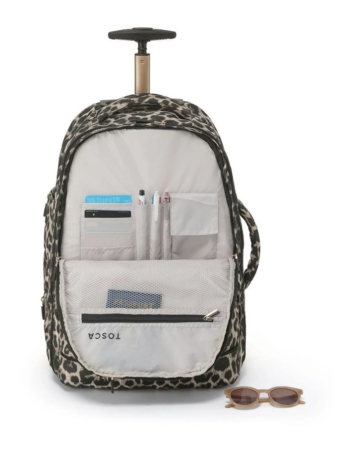 So Lite Trolley Backpack - Leopard image 3