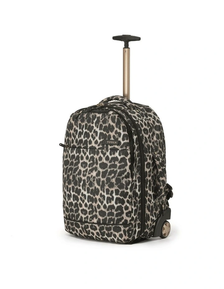 So Lite Trolley Backpack - Leopard image 4
