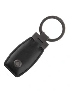 Hugo Boss Leather Keyring  Executive Gun