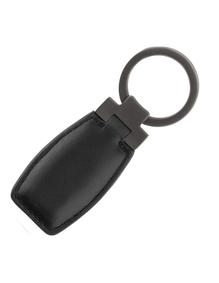 Hugo Boss Leather Keyring Executive Gun image 2