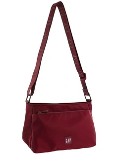 GAP Nylon Crossbody Bag in Wine