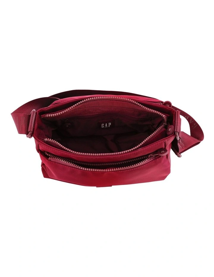 GAP Nylon Crossbody Bag in Wine image 2