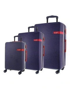 GAP Varsity Hard Shell 3-Piece Luggage Set in Navy