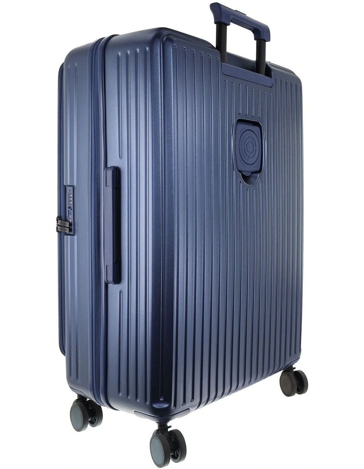 Pierre Cardin Escapade 81cm LARGE Hard Shell Case in Steel image 6