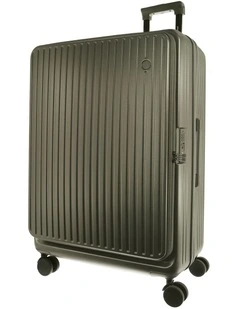 Pierre Cardin Escapade 81cm LARGE Hard Shell Case in Khaki