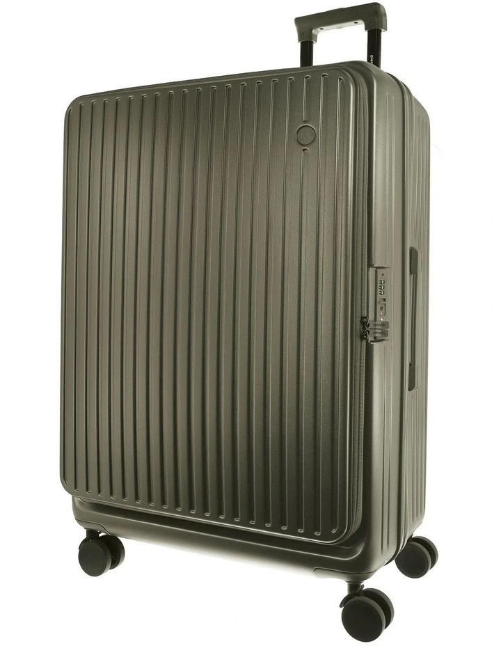 Pierre Cardin Escapade 81cm LARGE Hard Shell Case in Khaki image 1