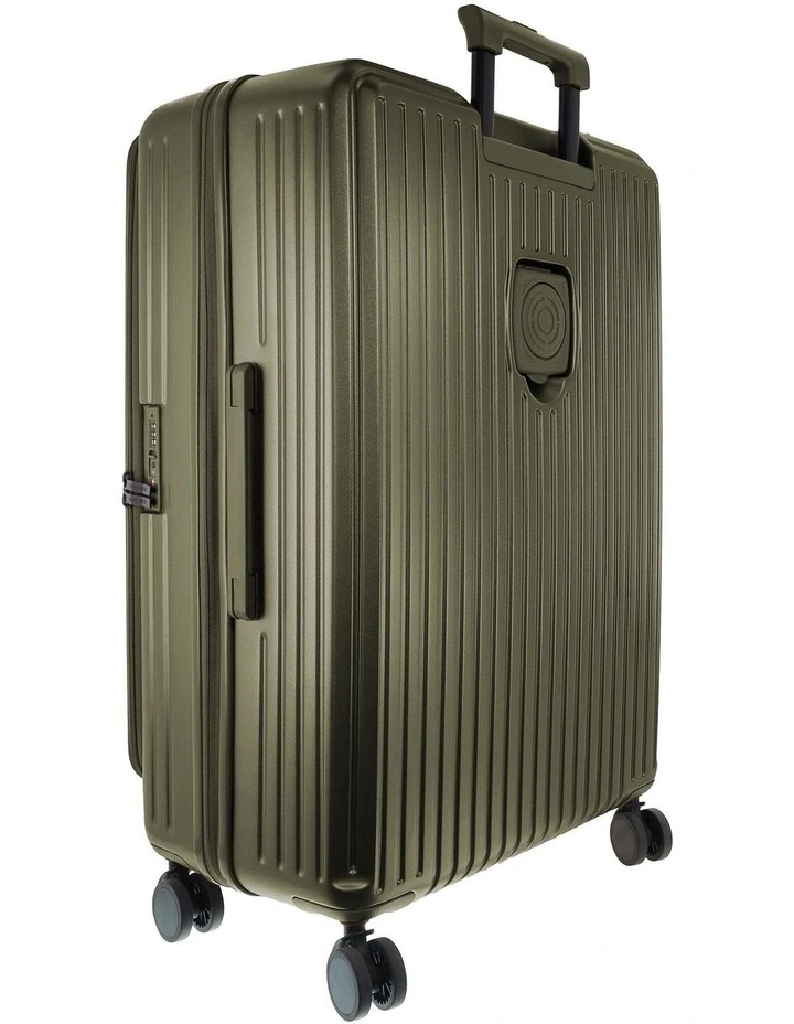 Pierre Cardin Escapade 81cm LARGE Hard Shell Case in Khaki image 6