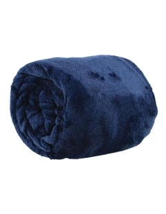 Milleni Travel Blanket in Navy