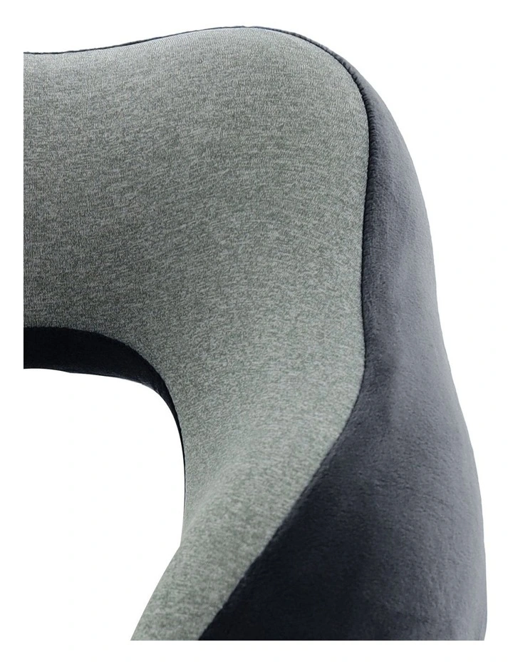 Milleni Travel Memory Foam Neck Pillow in Black image 4