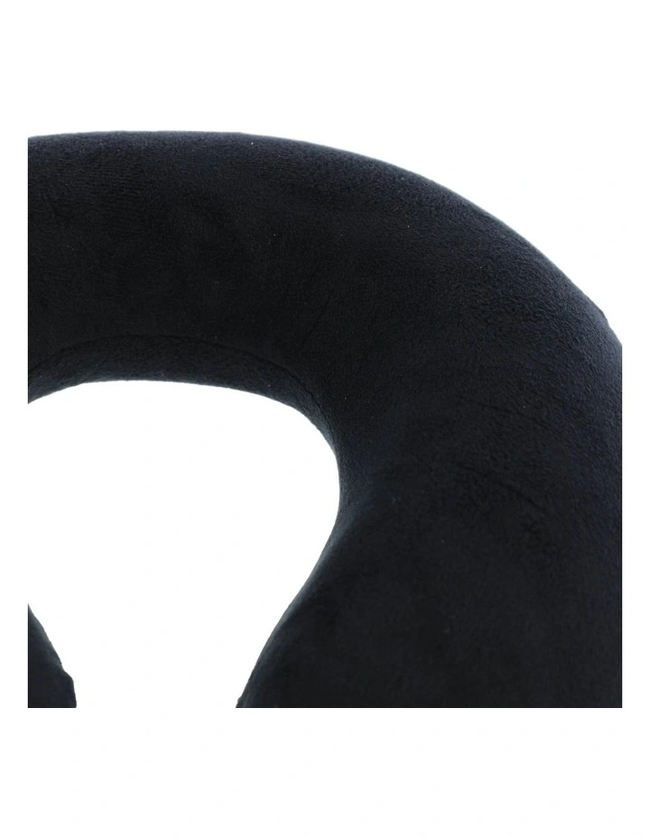 Milleni Travel Memory Foam Neck Pillow in Black image 4