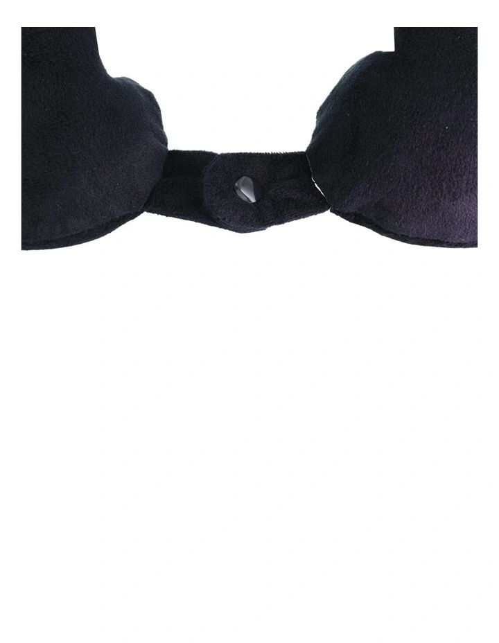 Milleni Travel Memory Foam Neck Pillow in Black image 5
