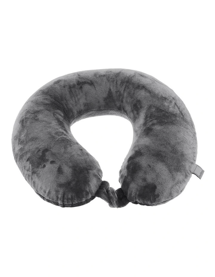 Milleni Travel Memory Foam Neck Pillow in Grey image 2