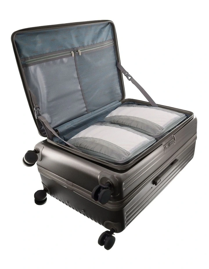Pierre Cardin Escapade 81cm LARGE Hard Shell Case in Pewter image 2