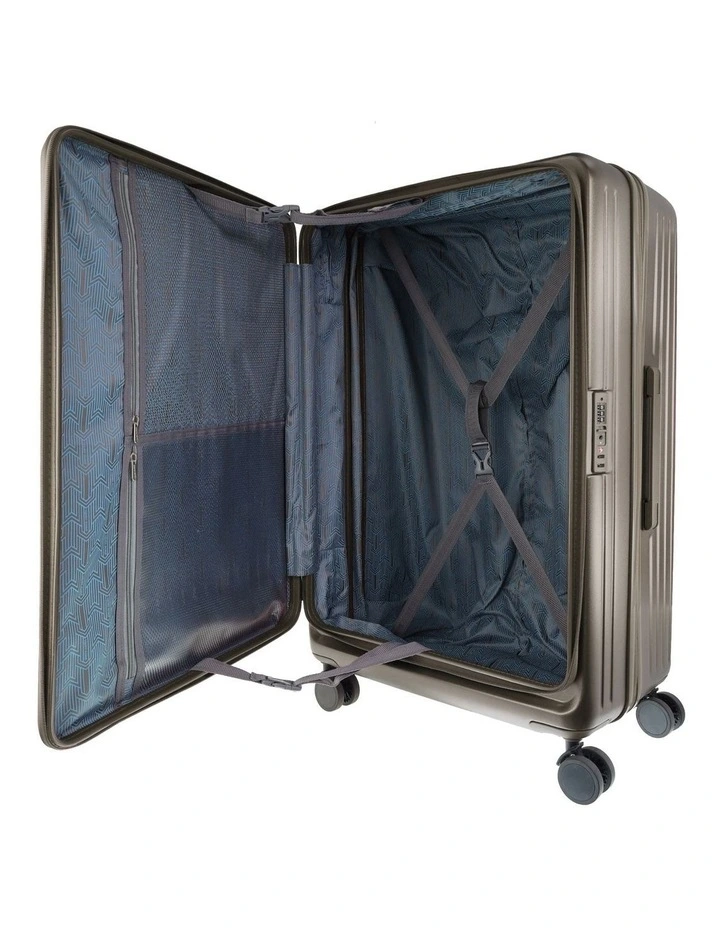 Pierre Cardin Escapade 81cm LARGE Hard Shell Case in Pewter image 3