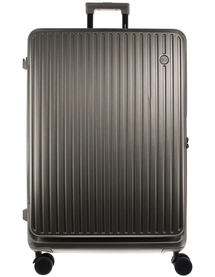 Pierre Cardin Escapade 81cm LARGE Hard Shell Case in Pewter image 4