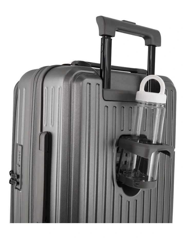 Pierre Cardin Escapade 81cm LARGE Hard Shell Case in Pewter image 6