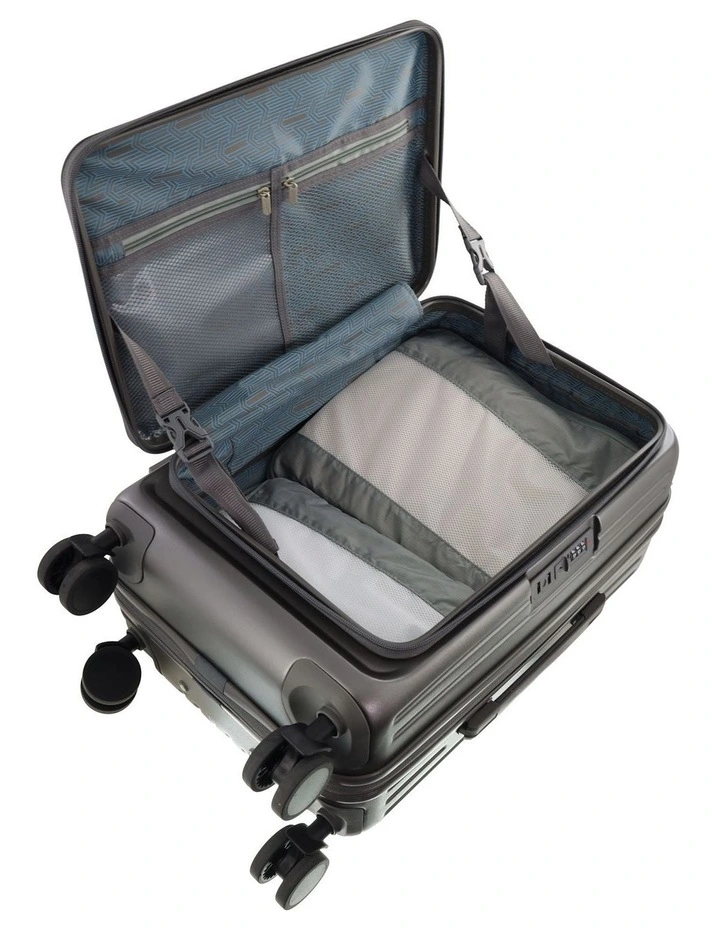 Pierre Cardin Escapade 55cm CABIN Hard Shell Case in Pewter image 2