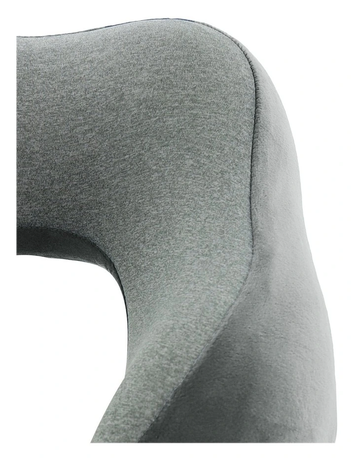 Milleni Travel Memory Foam Neck Pillow in Grey image 4