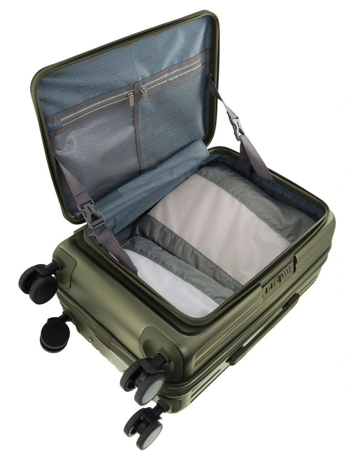 Pierre Cardin Escapade 55cm CABIN Hard Shell Case in Khaki image 2