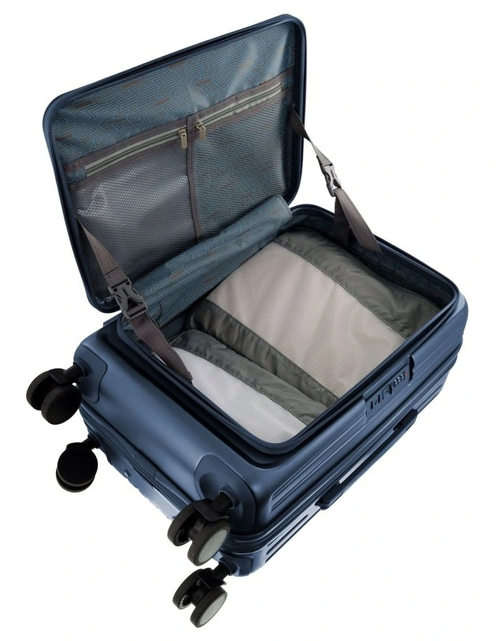 Pierre Cardin Escapade 55cm CABIN Hard Shell Case in Steel image 2